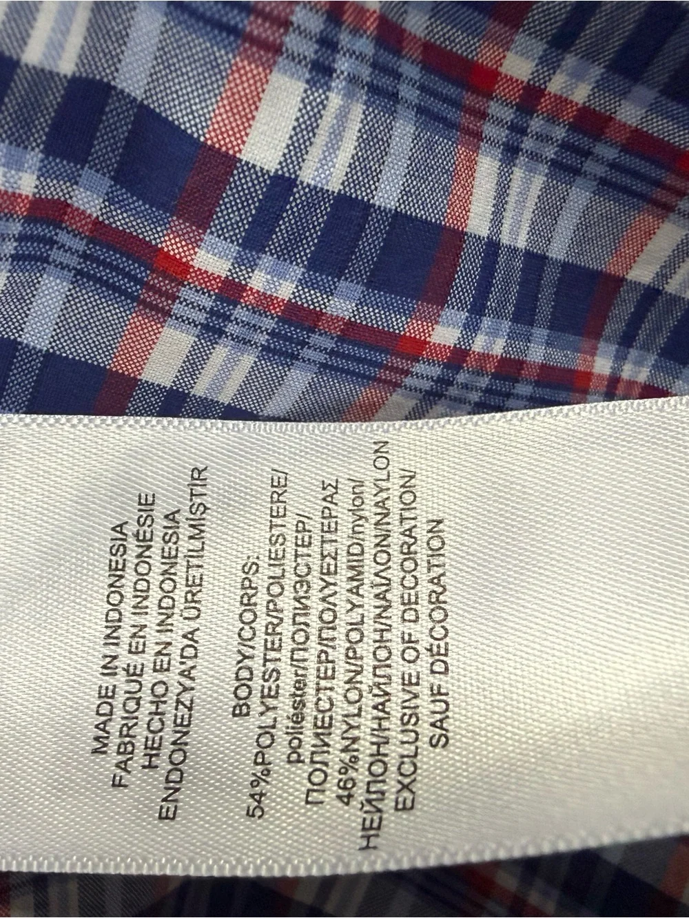 Boy’s Polo Ralph Lauren Button-Down Plaid Shirt in Blue and Red